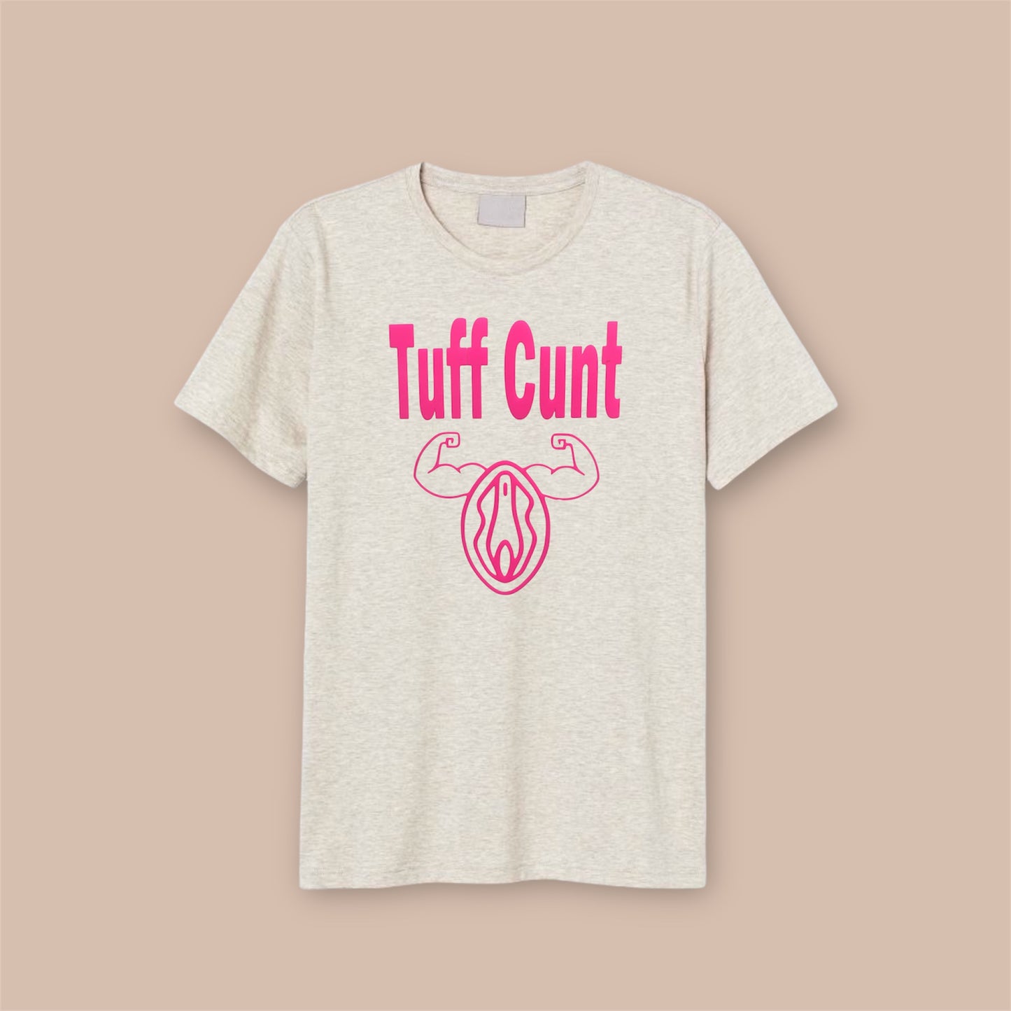 A White Tuff cunt t-shirt