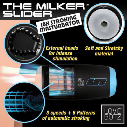 LoveBotz The Milker Slider 18X Stroking