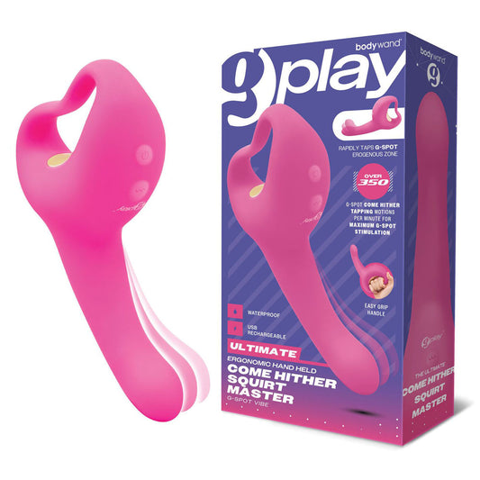 Bodywand G-Play Ultimate Come Hither Squirt Master - Pink 19 cm USB Rechargeable Vibrator