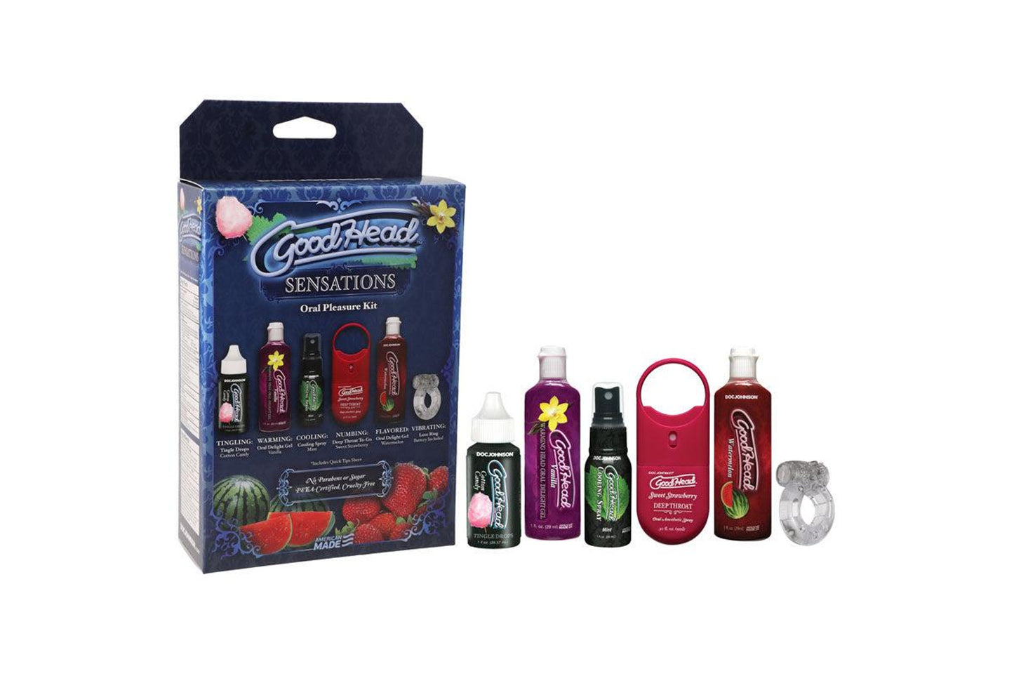 GoodHead Sensations Kit - 6 Piece Lotion Set