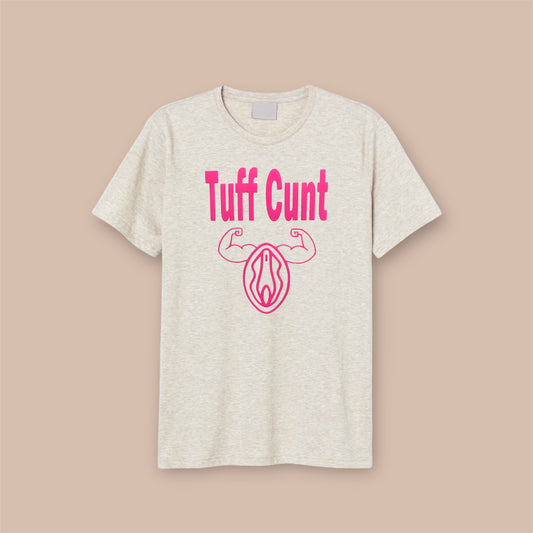 A White Tuff cunt t-shirt